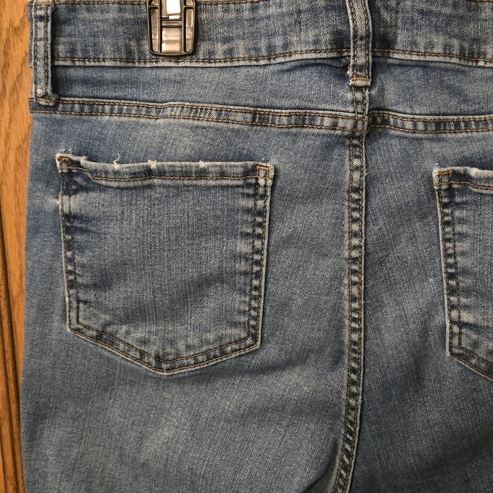 Kut from the Kloth Catherine Boyfriend Distressed Midrise Blue Jeans Women's 10 - Picture 6 of 16